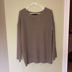 Forever 21 oversized tan sweater